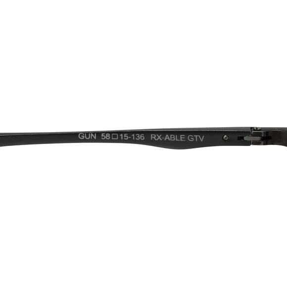 Veza Wedge Gun RX-ABLE GTV 58-15-136mm Eyeglasses FRAMES ONLY - GOOD CONDITION - Picture 7 of 12